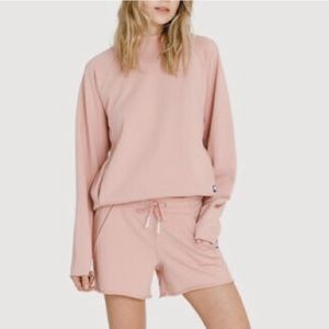 Kit and Ace Pink Sweat Shorts Small